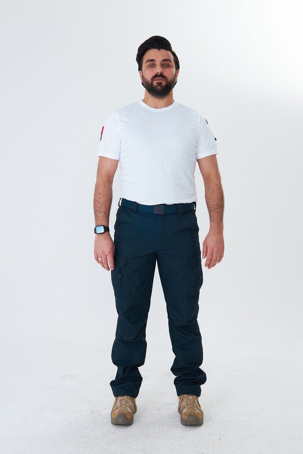 İSSİ 404 Patchli Dry Touch Tshirt Beyaz