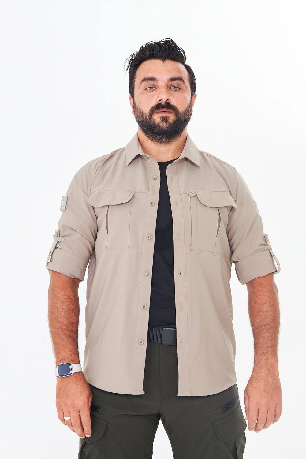 İssi 706 Taktik Tek Bayrak Pençli Çöl Gömlek
