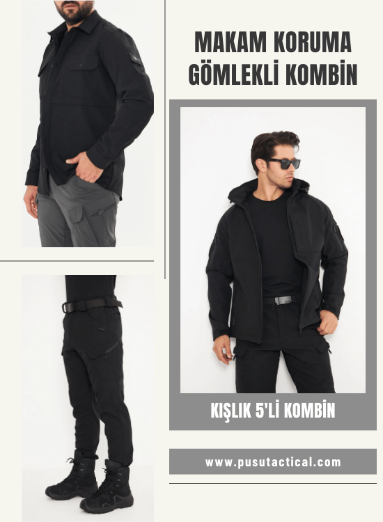 Makam Koruma Gömlekli Kışlık 5'li Kombin