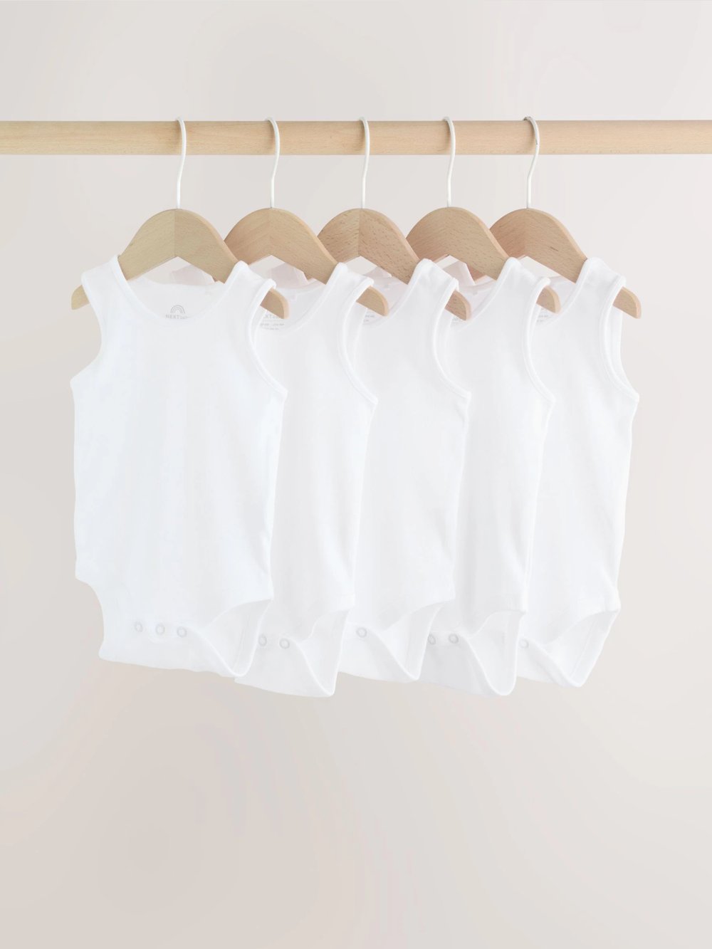 Next 5'li Bebek Yeleği Bodysuits Beyaz