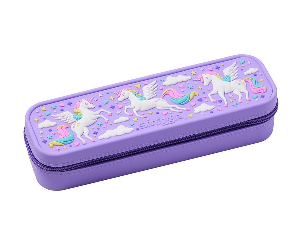 Smiggle Leap Silikon Kalem Kutusu Lila