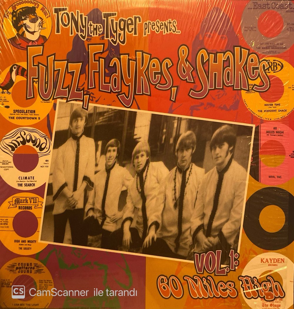  Fuzz, Flaykes, & Shakes Vol. 1: 60 Miles High Garage Rock Psychedelic Rock Compilation Plak 