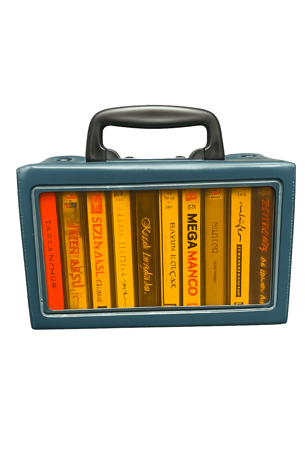 80'lerden Kalma Tertemiz Kaset Kutuları - Lacivert