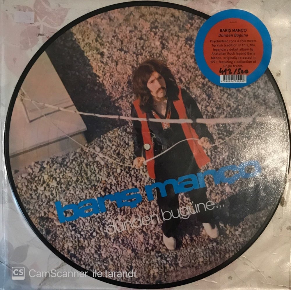 Barış Manço - Dünden Bugüne (Picture Disc) İspanyol Baskı Plak