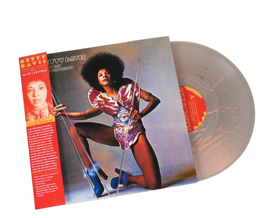Betty Davis - They Say I'm Different Pearl Colored Vinyl Plak LP | Funk ve Soul Klasiği
