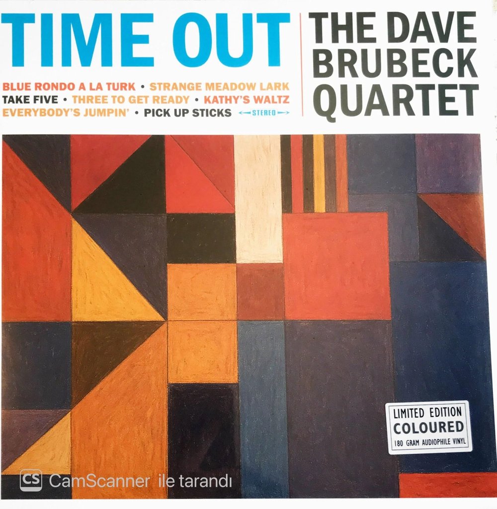 Dave Brubeck Quartet – Time Out Plak | 2026 Limited Edition 180g Renkli Vinyl