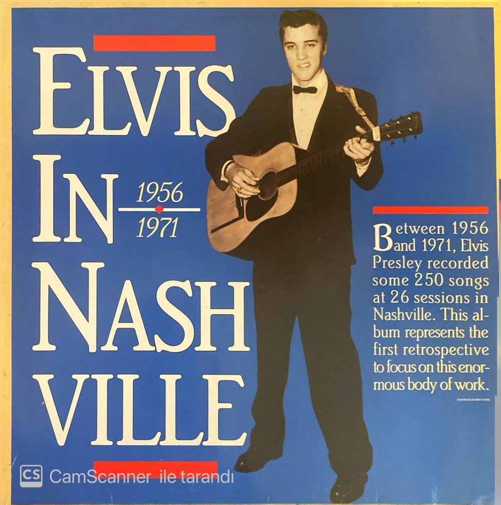 Elvis in Nashville Plak
