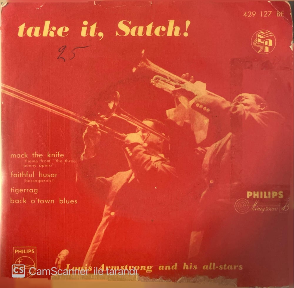 Louis Armstrong - Take it, Satch 45'lik Plak