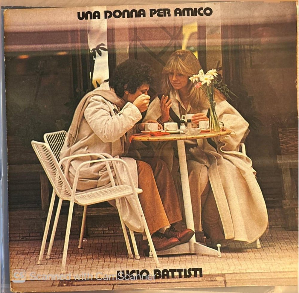 Lucio Battisti – Una Donna Per Amico Plak | 1978 Numero Uno Almanya