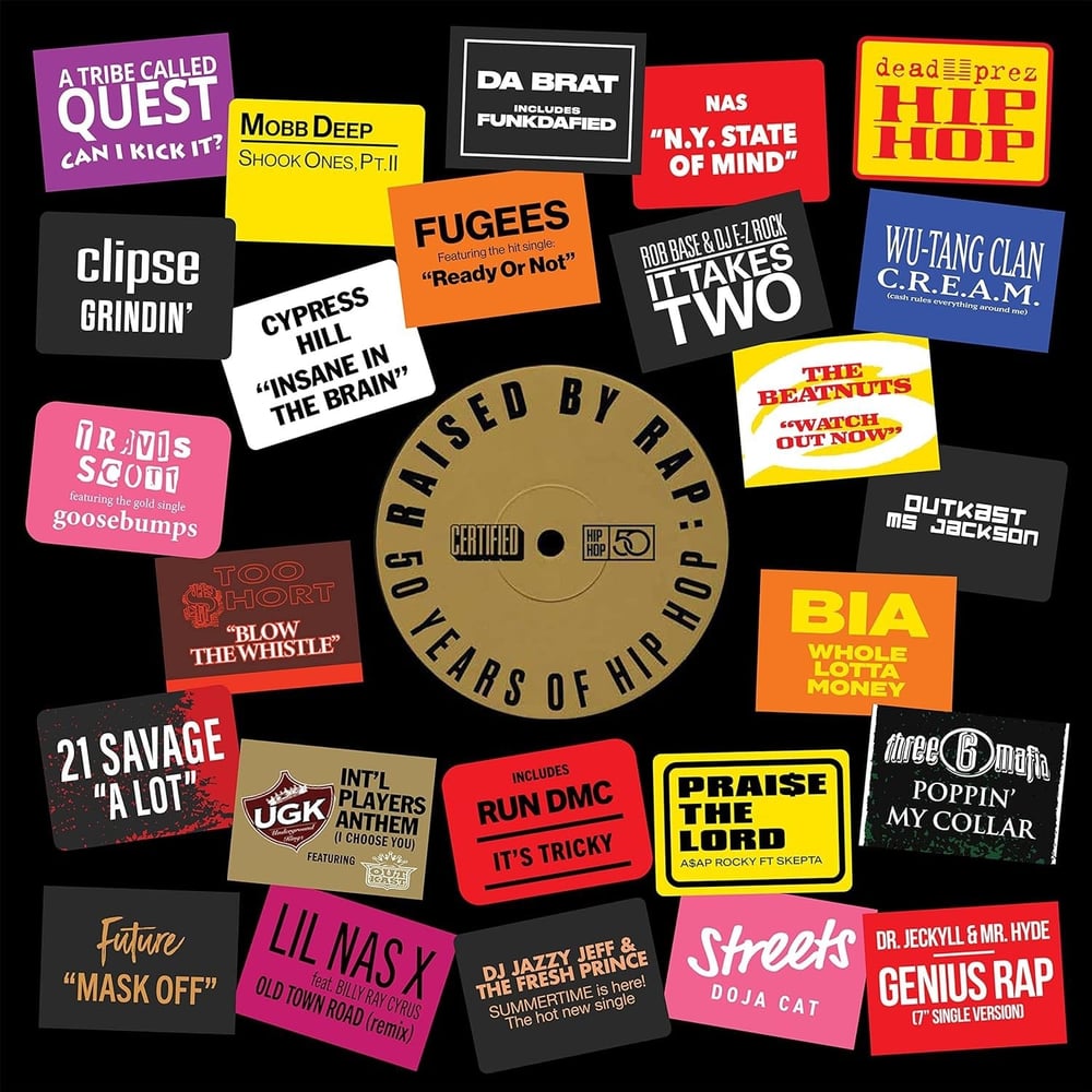 Raised by Rap: 50 Years of Hip Hop LP Plak | Hip-Hop Compilation Vinyl