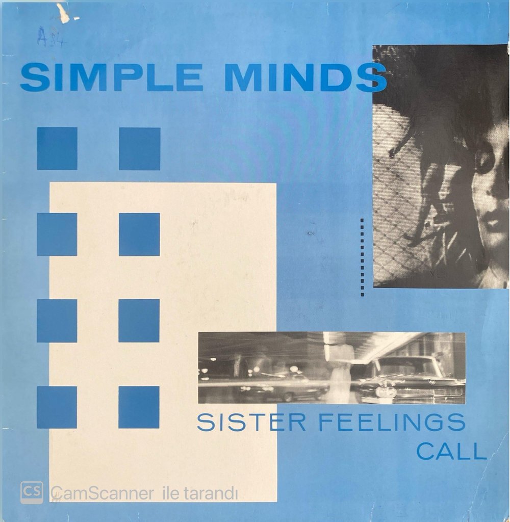 Simple Minds - Sister Feelings Call Plak