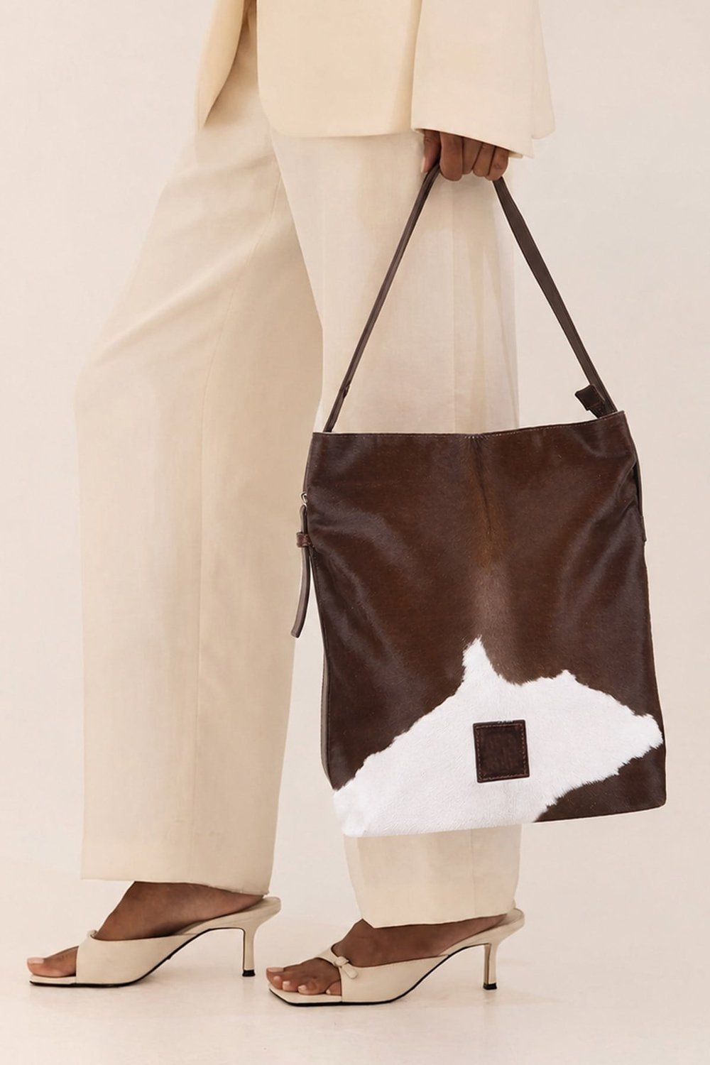 Natural Desen Hakiki Deri Kadın Çanta HORSES BAG