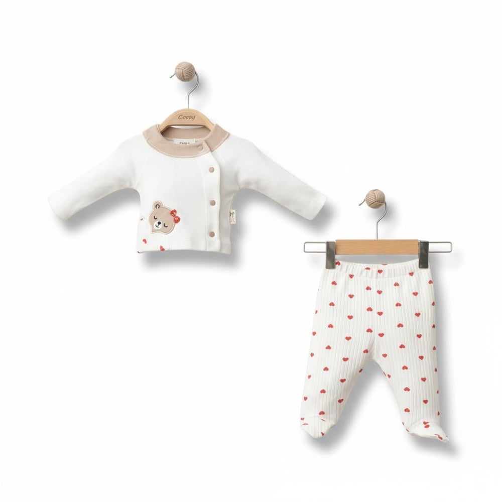 Fiyonklu Ayıcıklı 3'lü Set