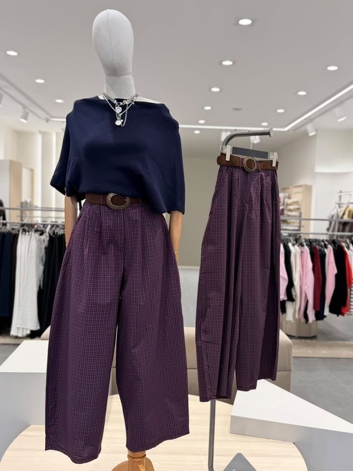 EKOSE KEMERLİ PANTALON 