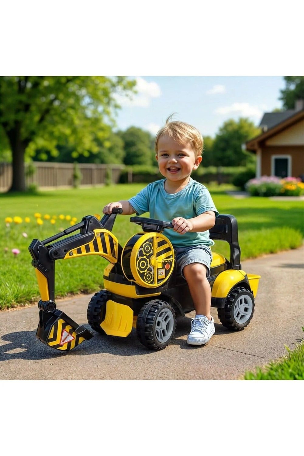  Pedalsız Bin Git İnşaat Aracı Kepçe 
