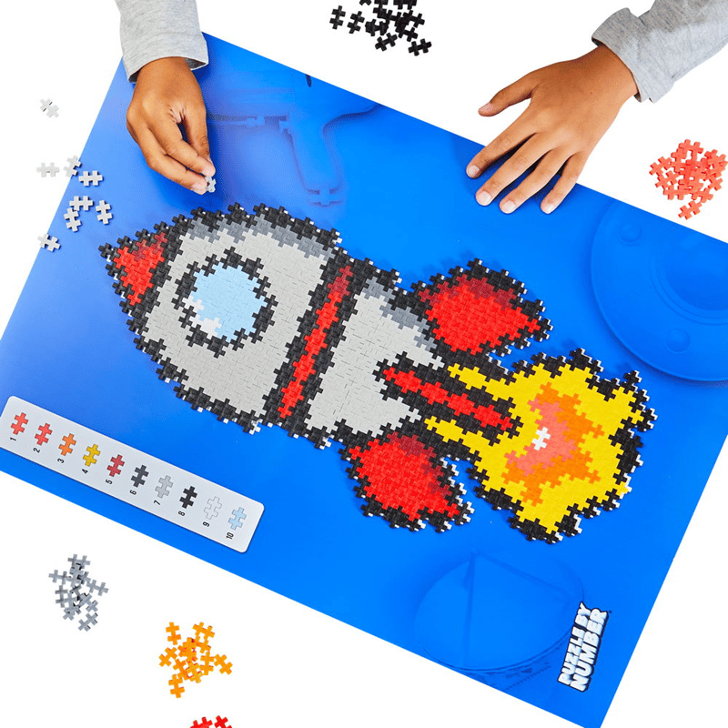  PLUS-PLUS PUZZLE BY NUMBER ROCKET 500PCS