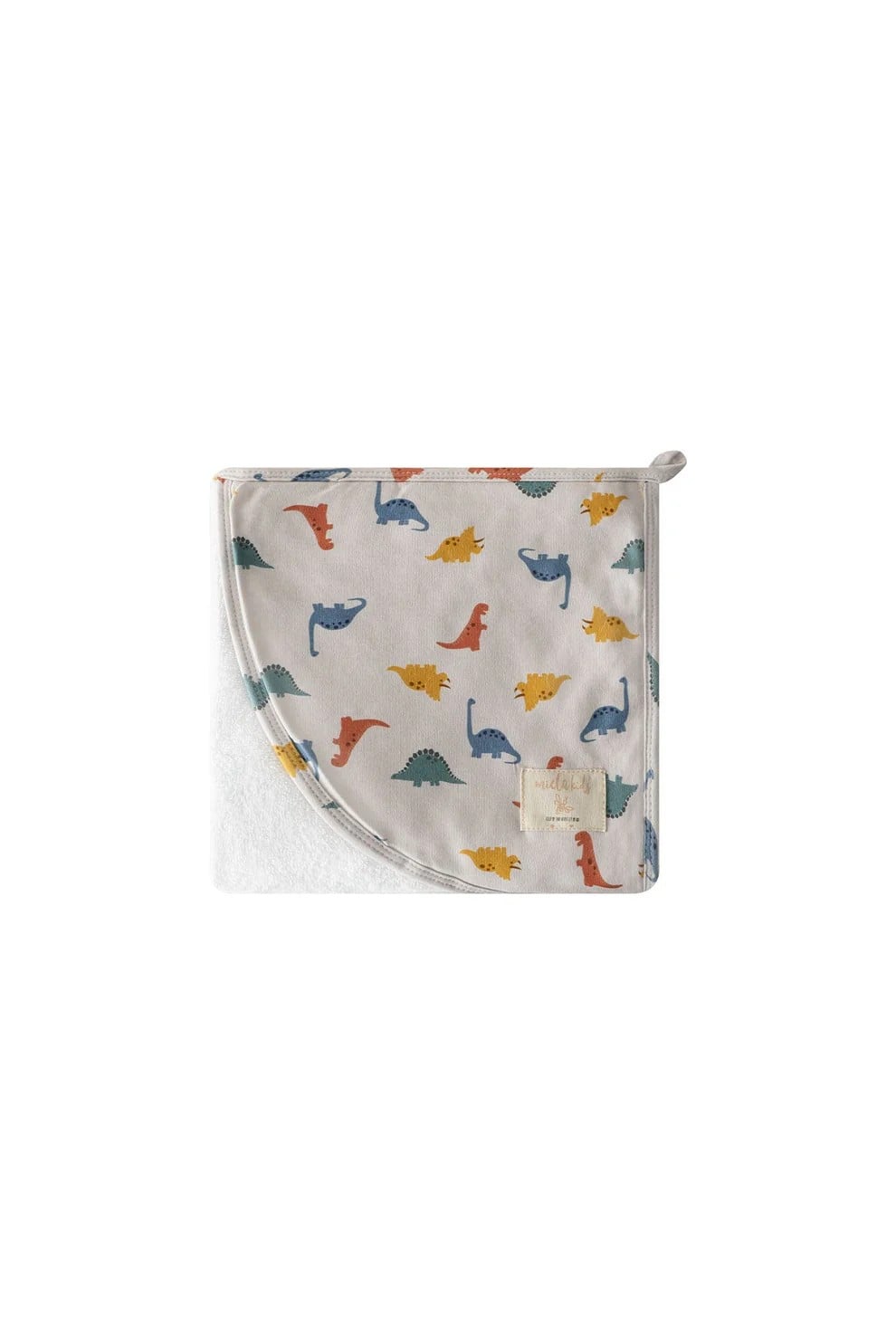 Başlıklı Kundak Banyo Havlusu Dino Miela Kids