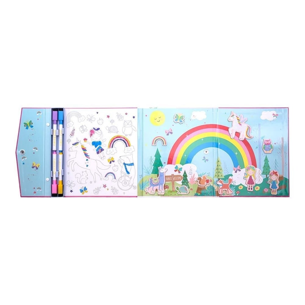 FLOSS & ROCK Mıknatıslı Çoklu Oyun Seti / Rainbow Fairy
