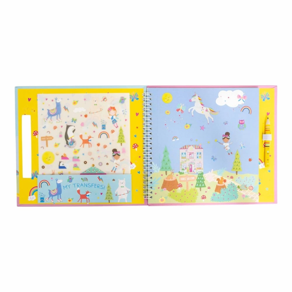FLOSS & ROCK Transfer Fun Aktivite Kitabı / Rainbow Fairy 