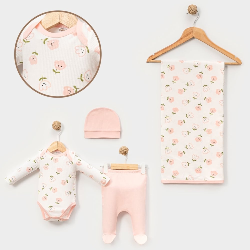 Kız Bebek Battaniyeli Set