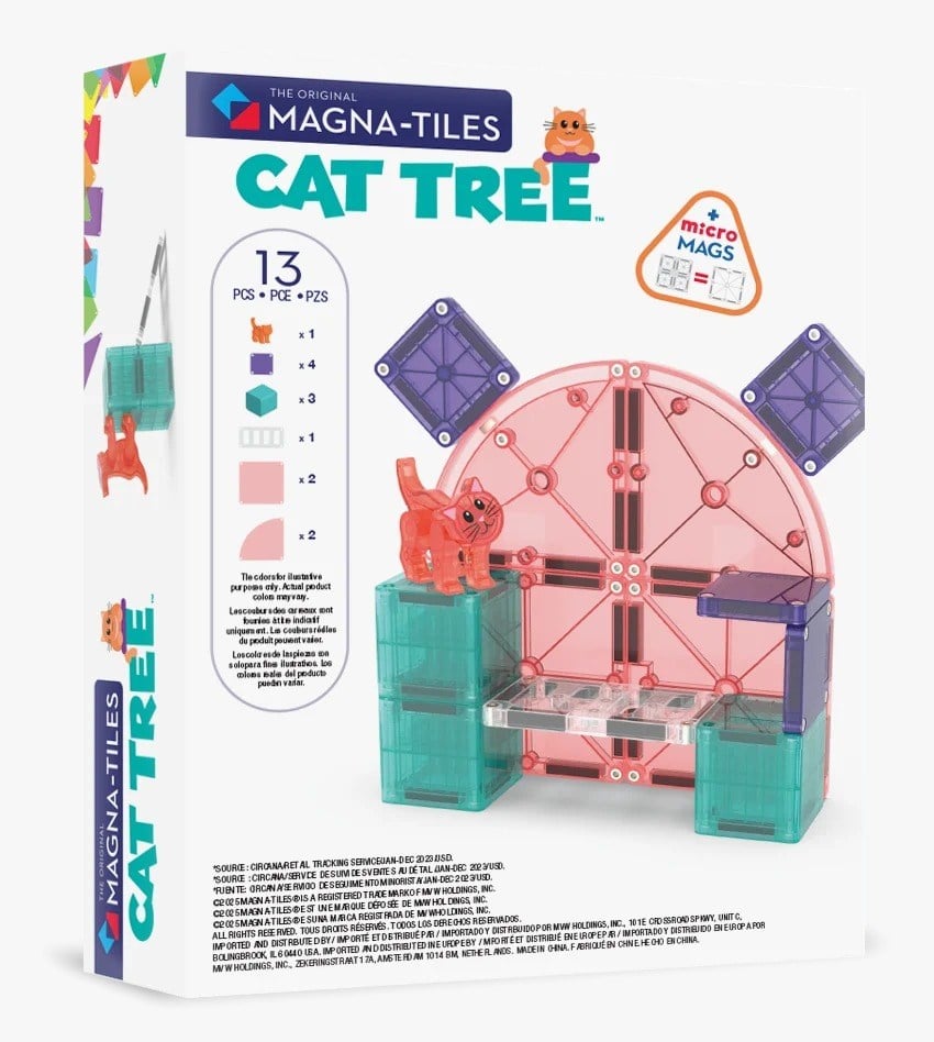 MAGNA-TILES® - Cat Tree Manyetik Bloklar - 13 Parça