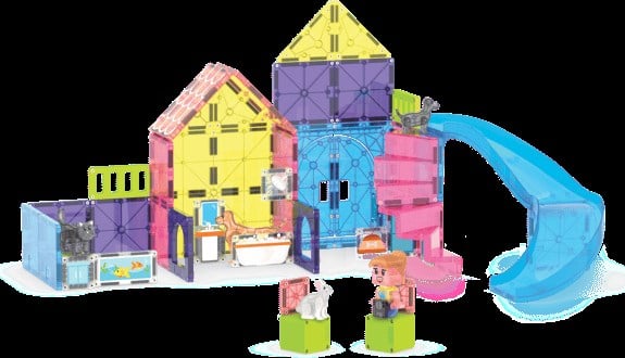 Magna-TILES® - Pet Playhouse Manyetik Bloklar 50 Parça