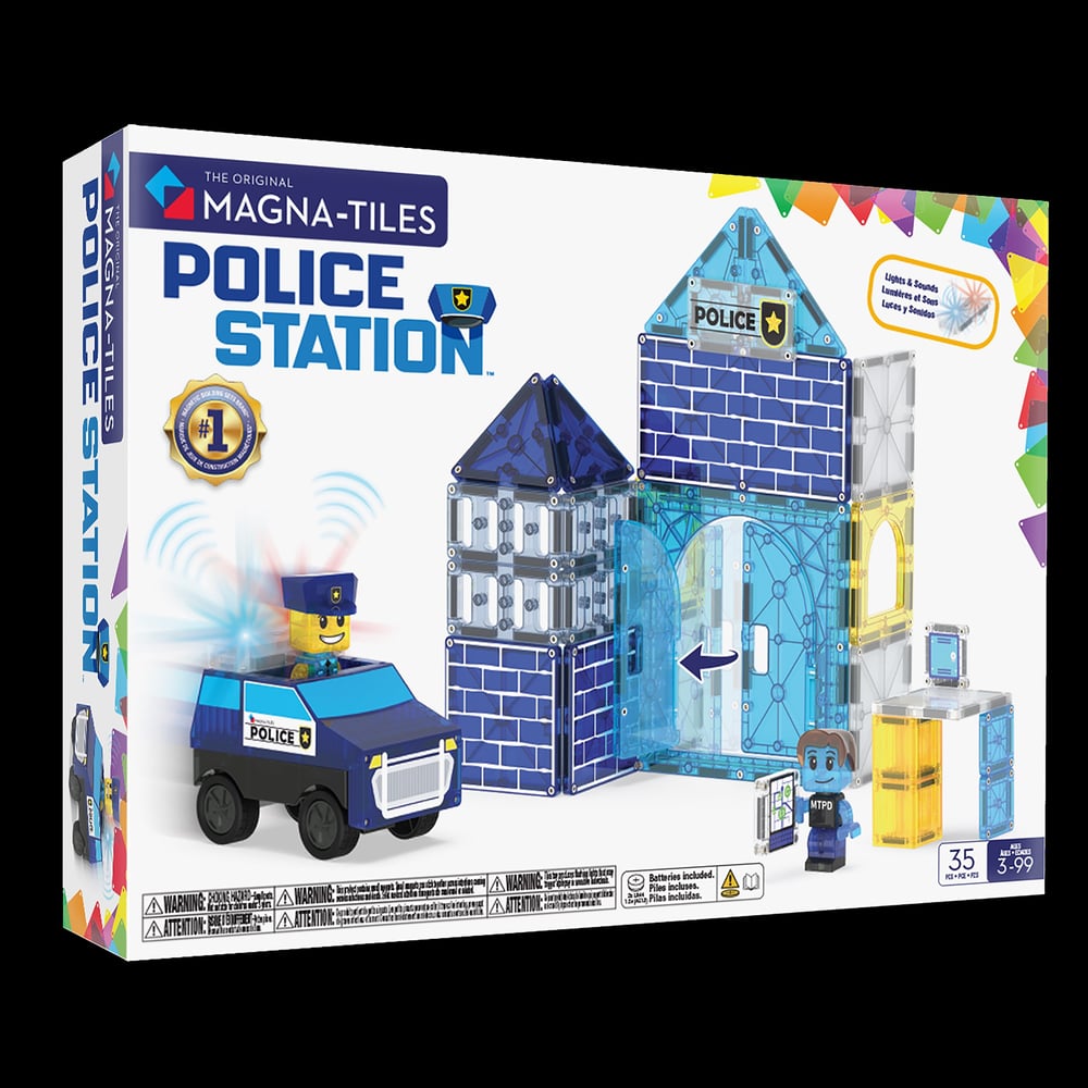 Magna-TILES® - Police Station Manyetik Bloklar - 35 Parça