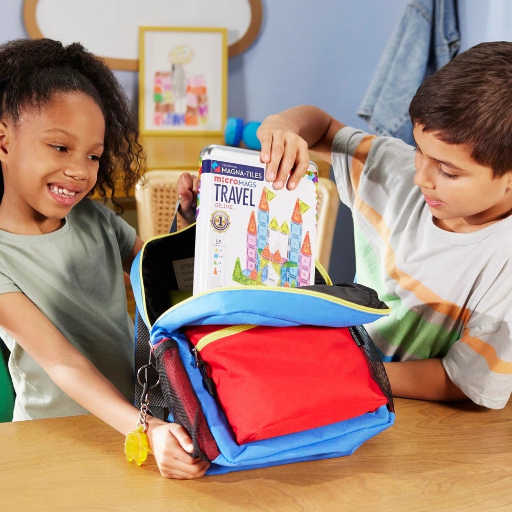 MAGNA-TILES® - Travel Set - Seyahat Seti Manyetik Bloklar - 55 Parça