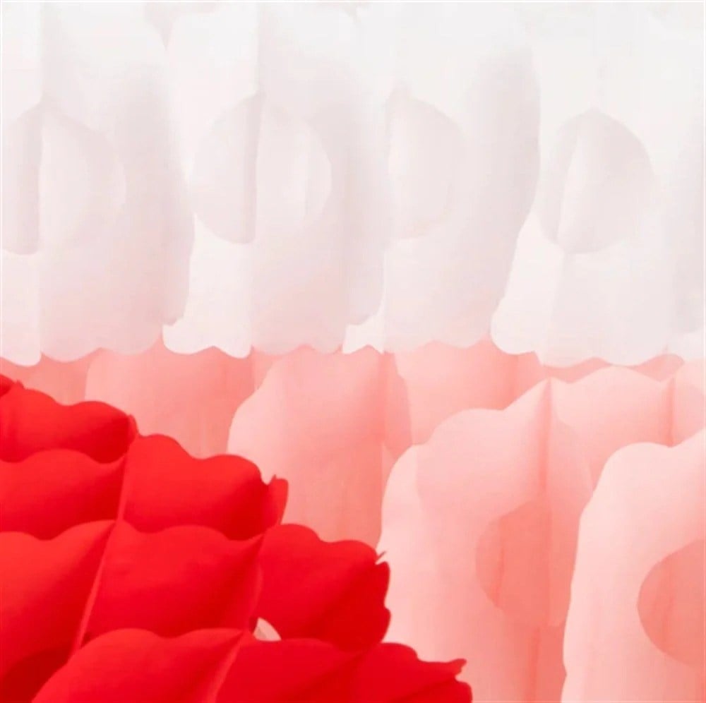 Meri Meri - 3 Festive Honeycomb Garlands - Festival Petekli Asılan Süsler - 3lü