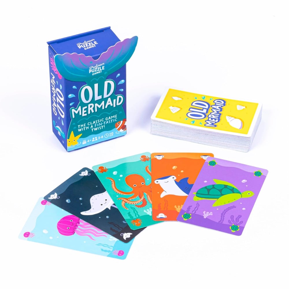 Professor Puzzle - Eşleştirme Kart Oyunu - Old Mermaid