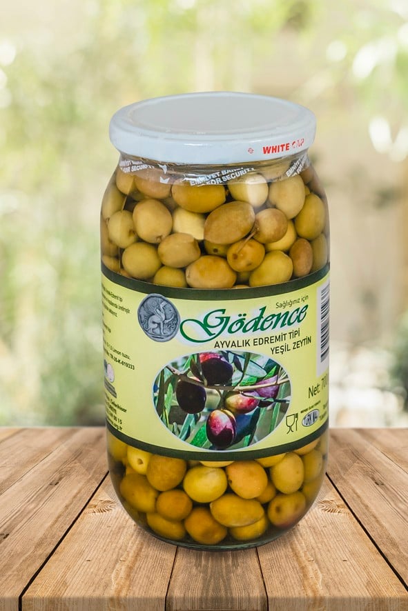 AYVALIK-EDREMİT TİPİ YEŞİL ÇİZİK ZEYTİN | 620 gr