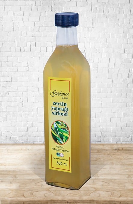 DOĞAL FERMANTASYON ZEYTİN YAPRAĞI SİRKESİ | 500 ML