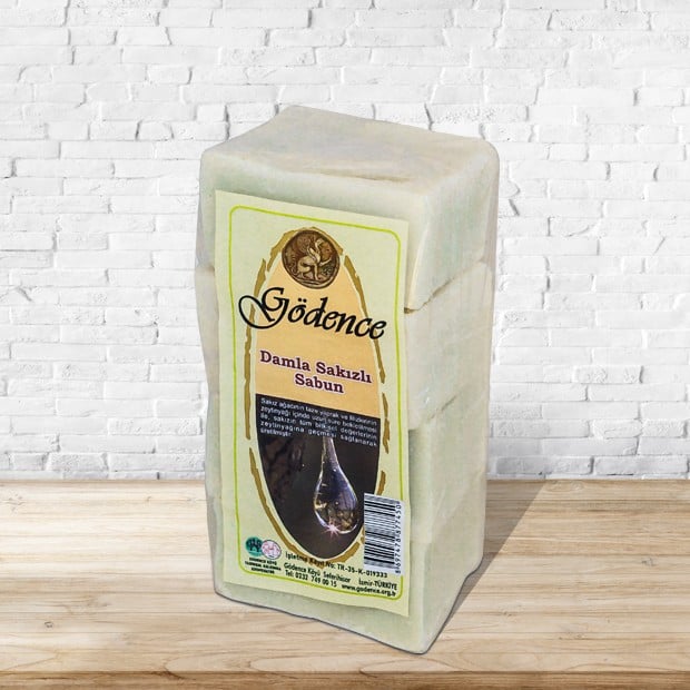 ZEYTİNYAĞLI DAMLA SAKIZLI SABUN | PAKET