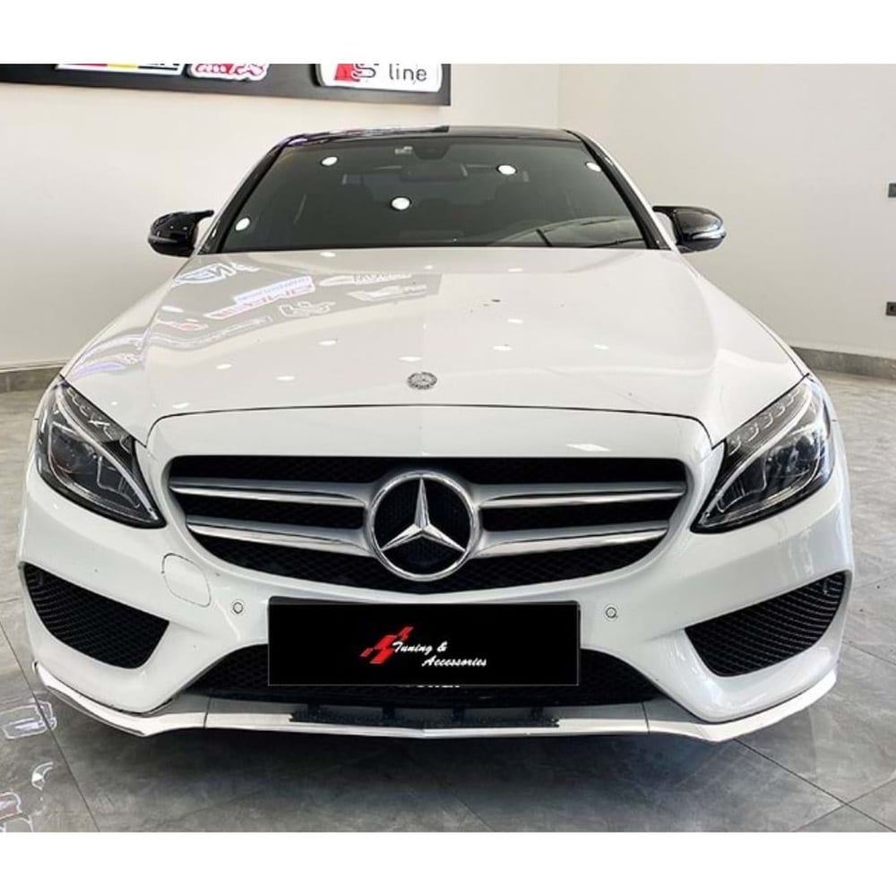  Mercedes W205 C Serisi 2015 Sonrası Batman Yarasa Ayna Kapağı Piano Black Abs Plastik