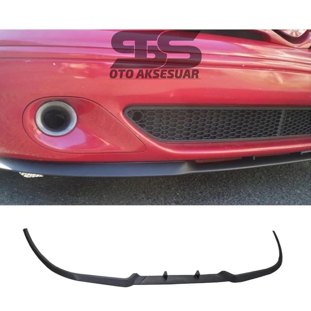 Alfa Romeo 145 Cupra R Uyumlu Ön Lip Mat Siyah Ön Tampon Lip
