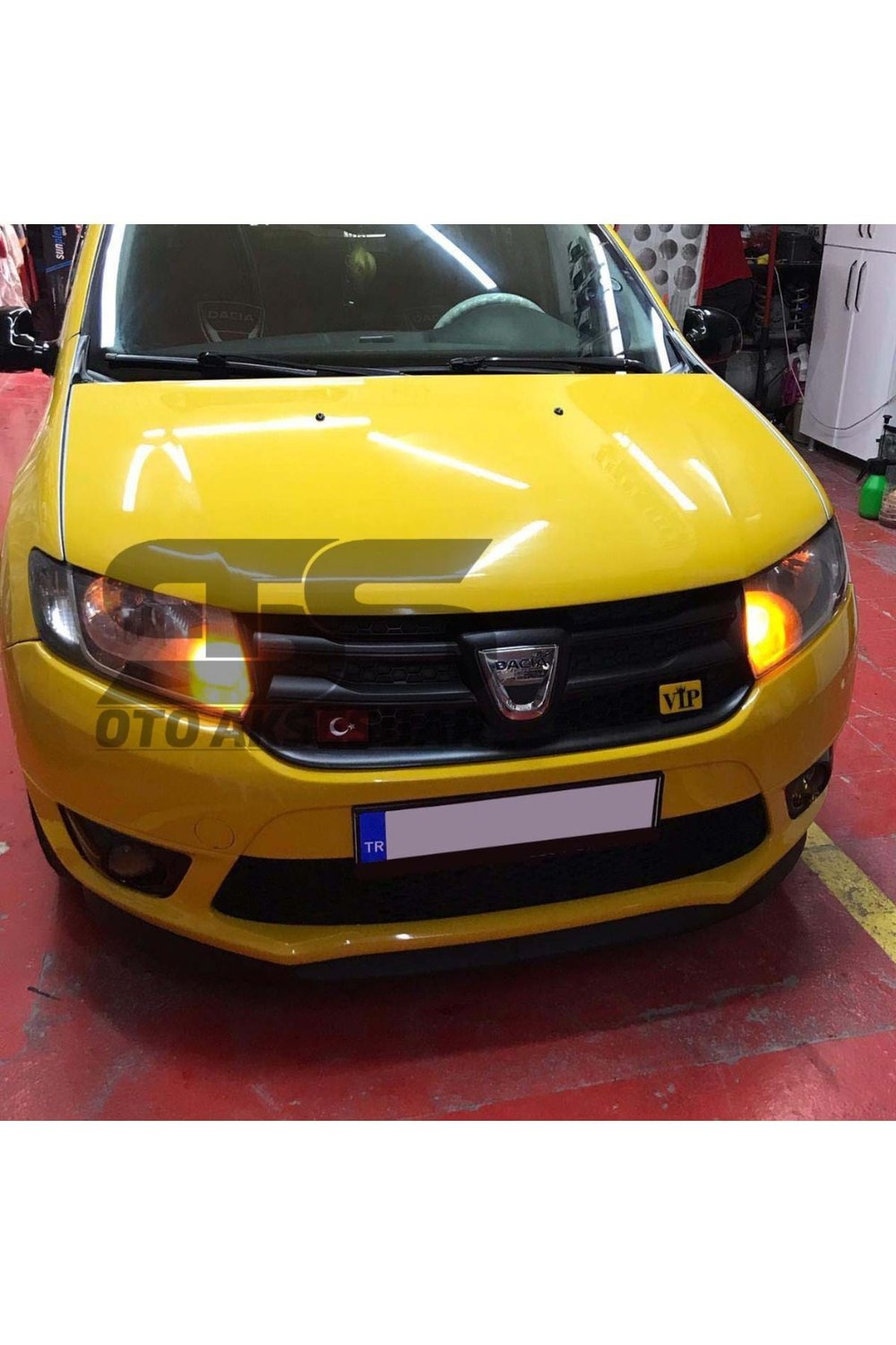 Dacia Logan 2004 - 2024 Uyumlu Astra H Esnek Ön Lip 2 Parça