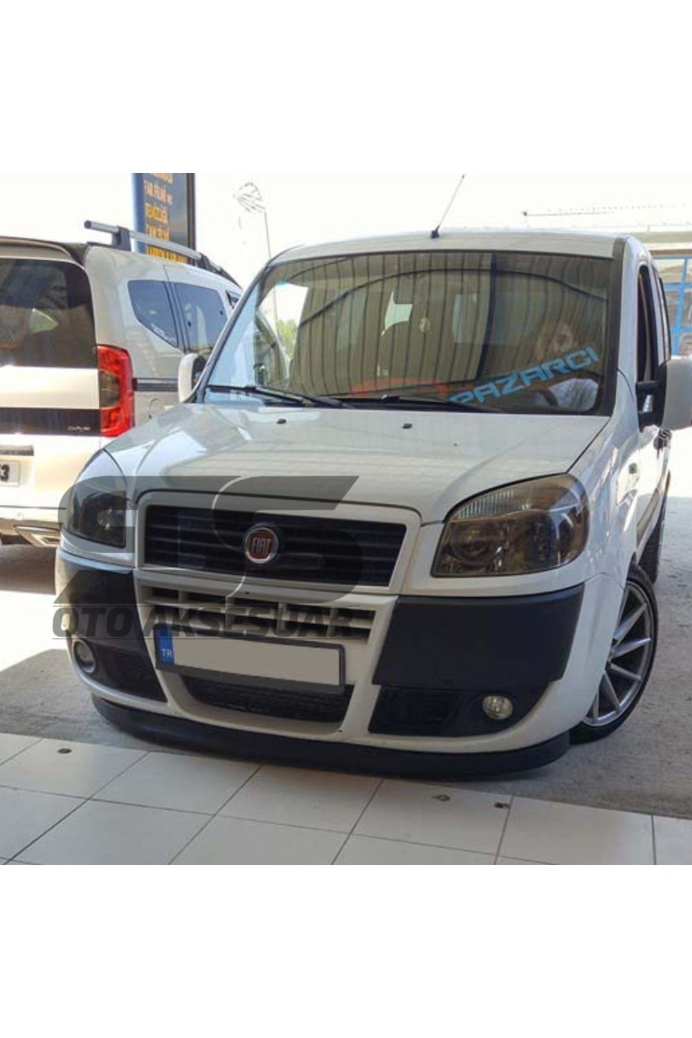 Doblo 2 2000 - 2009 Uyumlu Astra H Esnek Ön Lip 2 Parça