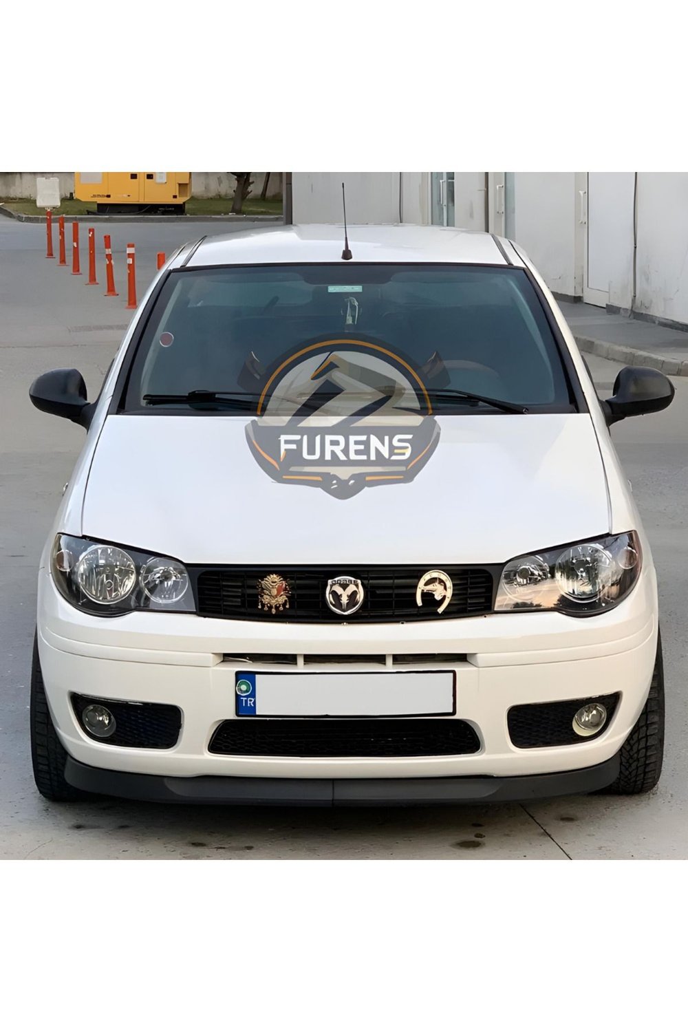 Fiat Albea 2002-2013 Uyumlu H lip Esnek Ön Lip 2 Parça Karlık Ön Ek Tampon Altı Dil