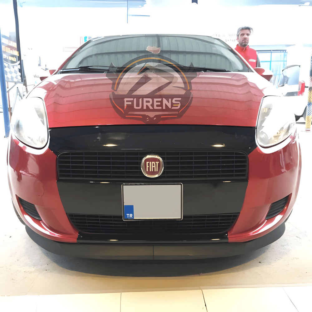 Fiat Punto 2005-2018 Uyumlu H lip Esnek Ön Lip 2 Parça Karlık Ön Ek Tampon Altı Dil