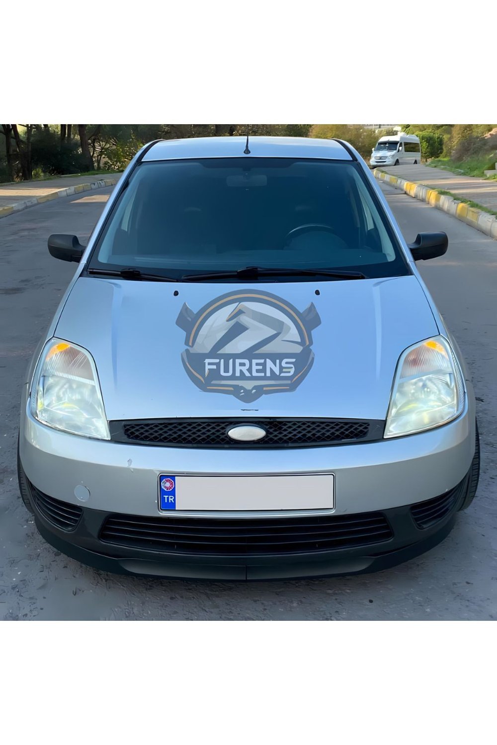Ford Fiesta 2002-2008 Uyumlu Astra H Esnek Ön Lip 2 Parça