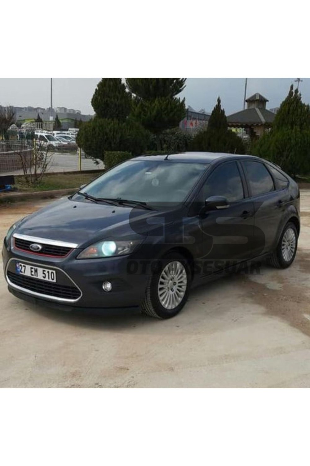 Ford Focus 2 - 2.5 2004 - 2011 Uyumlu Astra H Esnek Ön Lip 2 Parça