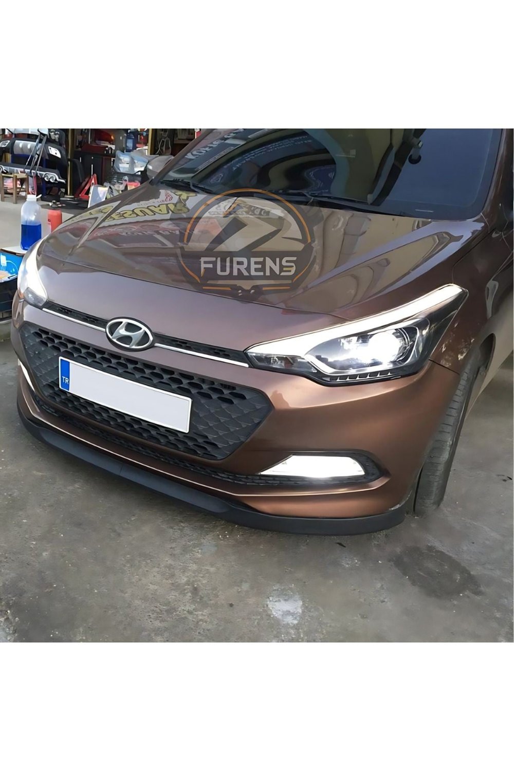Hyundai İ20 2014-2017 Uyumlu Astra H Esnek Ön Lip 2 Parça