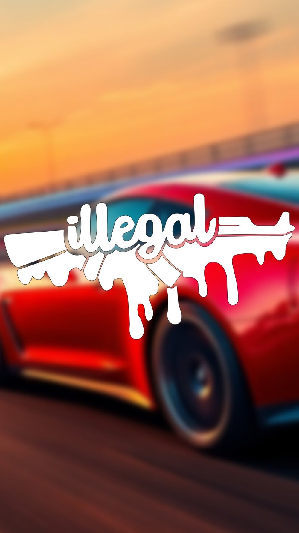 İllegal Keleş 20x10 Jdm Yazı Araba-motosiklet Cam Etiket Sticker Beyaz Renk