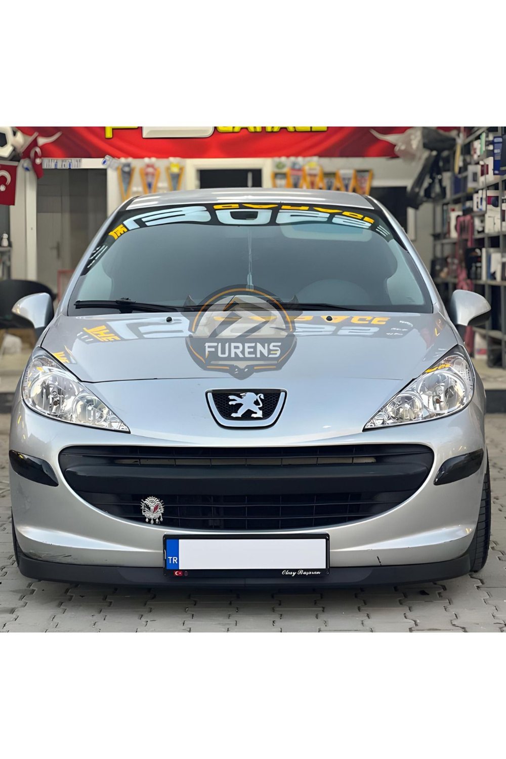 Peugeot 207 2006-2014 Uyumlu Astra H Esnek Ön Lip 2 Parça