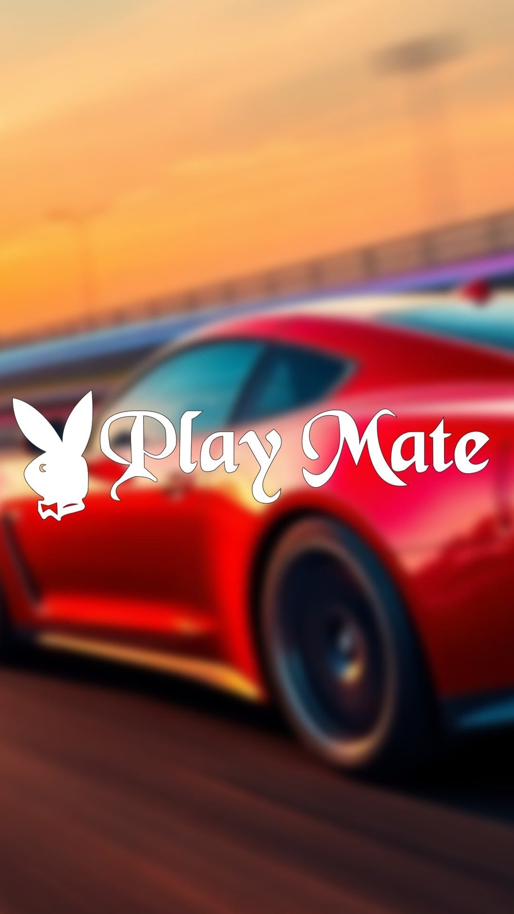 Play Mate 20x5,5 Jdm Yazı Araba-motosiklet Cam Etiket Sticker Beyaz Renk