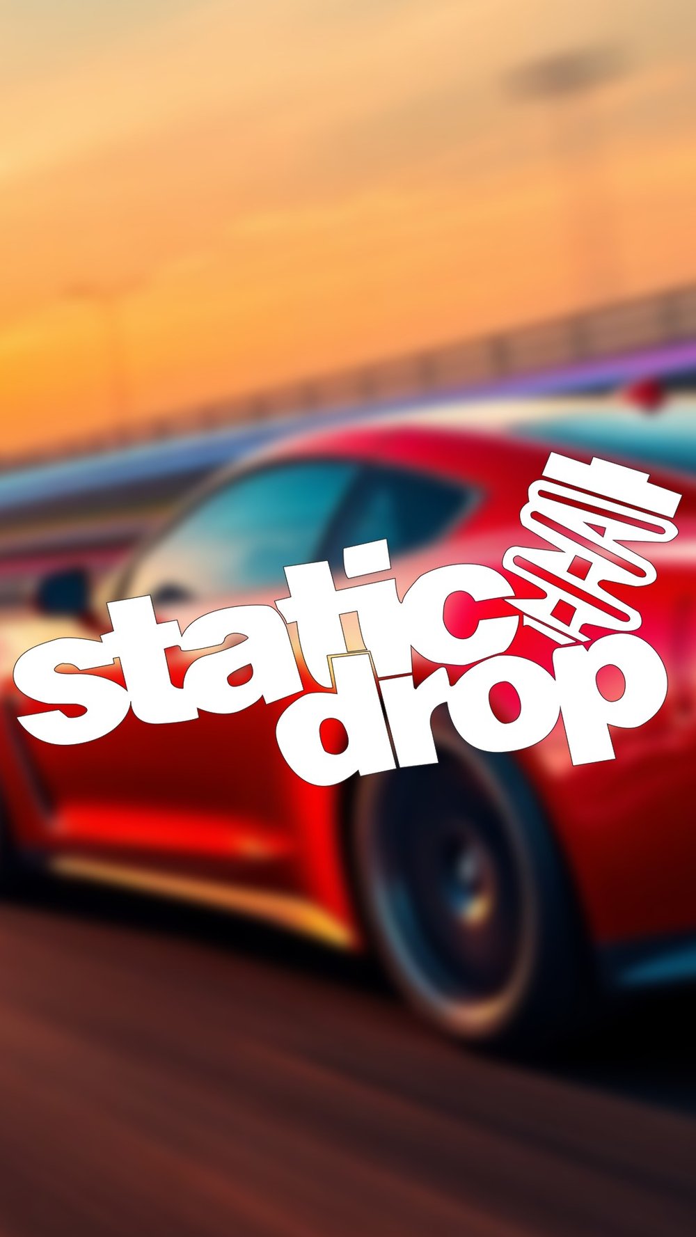 Static drop 20x10 Jdm Yazı Araba-motosiklet Cam Etiket Sticker Beyaz Renk