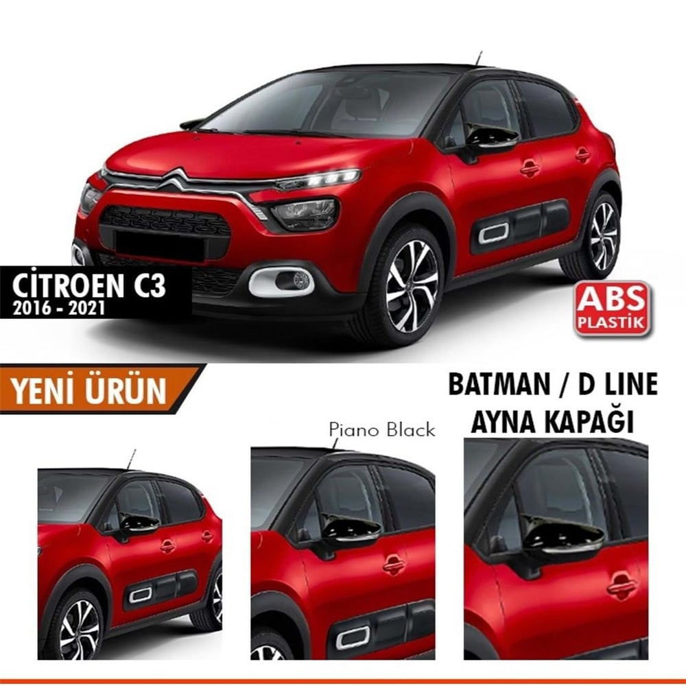Yarasa Ayna Kapağı Citroen C3 2016-2021