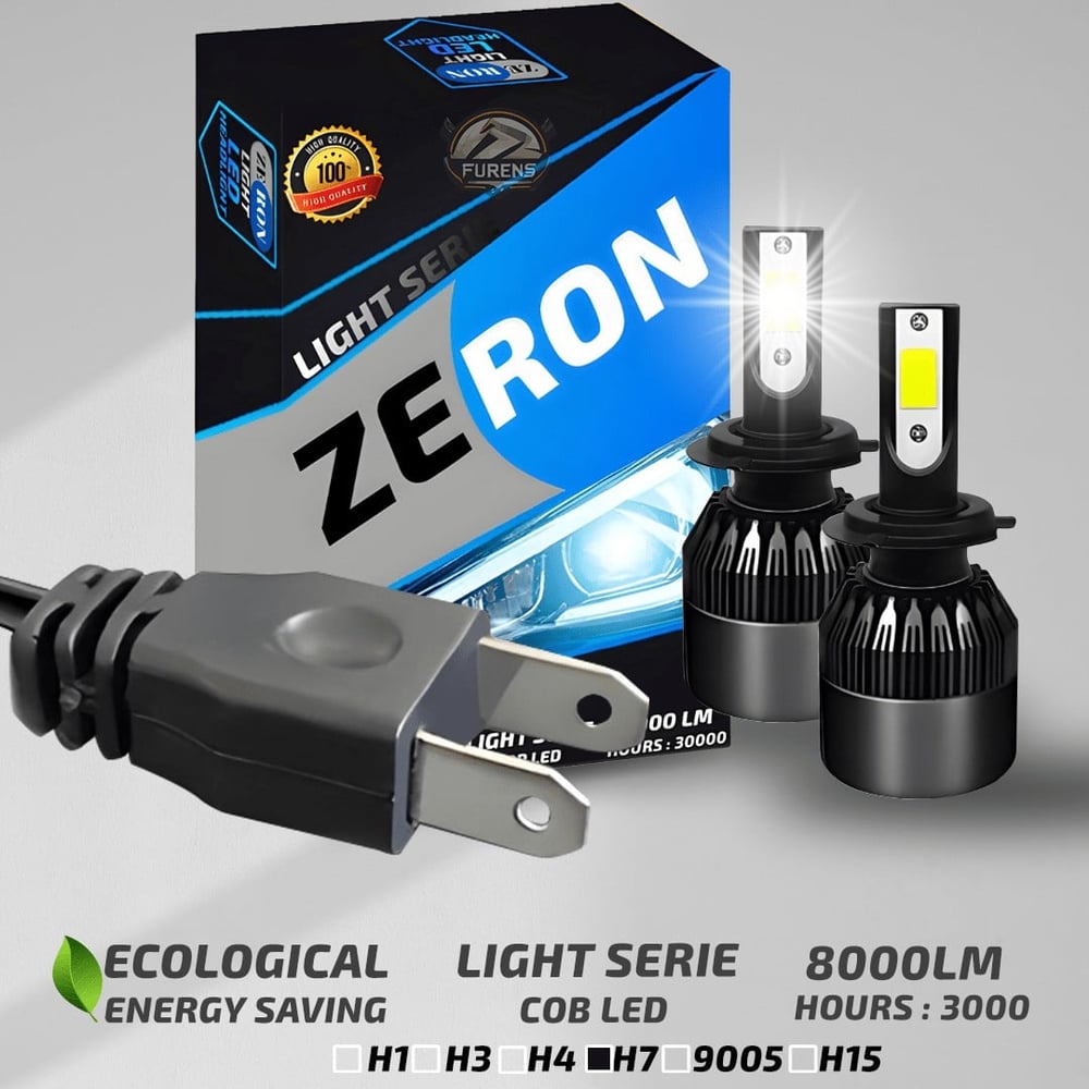 ZERON Light Series H7 Led Xenon Şimşek Etkili Led Xenon Led Ampul