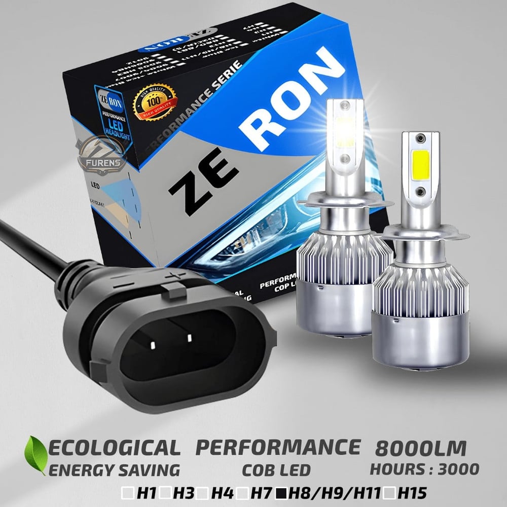 ZERON Performance Series H11 Led Xenon Şimşek Etkili Led Xenon Led Ampul