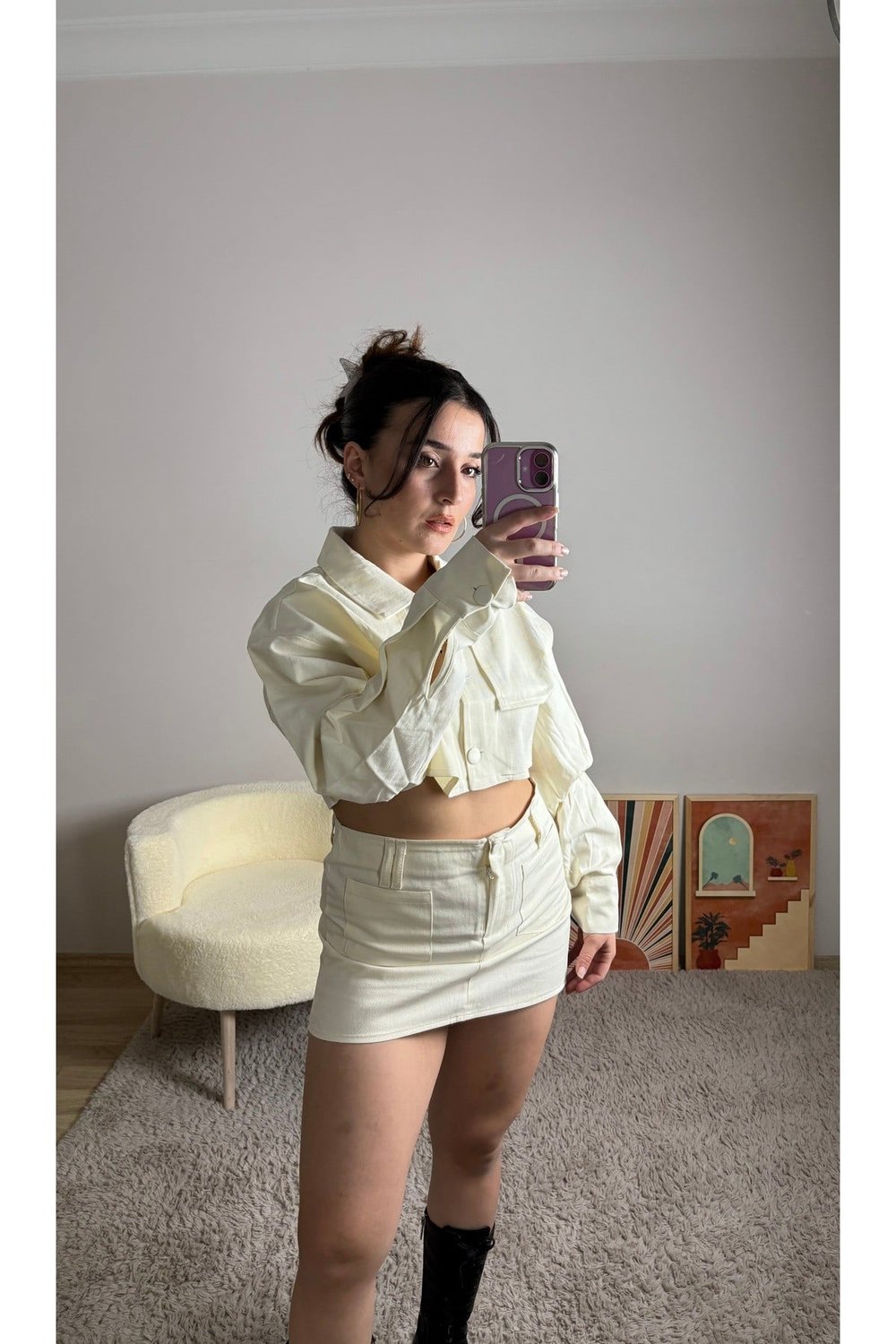 Crop Ceket